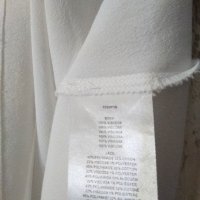 Елегантна бяла блуза с дантела,L , снимка 6 - Блузи с дълъг ръкав и пуловери - 35757477
