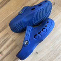 Оригинални юношески тъмно сини чехли Crocs ! 34-35 н, снимка 6 - Детски сандали и чехли - 41343111