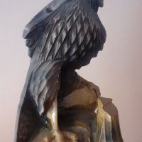 Голям дървен орел - ръчна изработка от Русия/СССР, снимка 10 - Други ценни предмети - 41589620