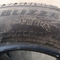 2бр зимни гуми 205/60/16 BRIDGESTONE, снимка 4 - Гуми и джанти - 35940821