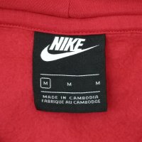 Nike AIR Fleece Hoodie оригинално горнище M Найк памук спорт суичър, снимка 4 - Спортни дрехи, екипи - 40785046