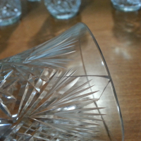 Кристални чаши за вода, снимка 6 - Антикварни и старинни предмети - 44797519