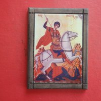 Гръцка икона Свети Георги , снимка 3 - Колекции - 42234507