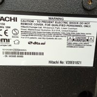Hitachi 43HAK6150 със счупен дисплей-захранване 17IPS72/Main Board 17MB170/T-con HV430QUBH10, снимка 2 - Части и Платки - 34600651