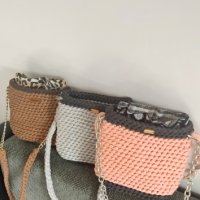 Дамски луксозни чанти, модерни ръчно изплетени за през рамо, снимка 16 - Чанти - 34902131