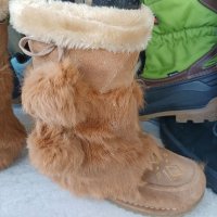 КАТО НОВИ апрески Dockers® Snow Boots original, N- 35 - 36 топли боти, ботуши, 100% естествена кожа,, снимка 7 - Дамски апрески - 39640773