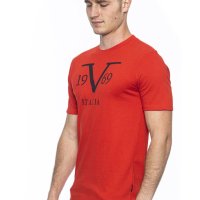 Мъжка тениска 19V69 Italia Rayan Red by Versace 19.69 Mens T-Shirt блуза с къс ръкав , снимка 1 - Тениски - 41620009