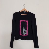 Versace дамска блуза с дълъг ръкав в размер S-М , снимка 1 - Блузи с дълъг ръкав и пуловери - 22746507