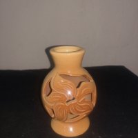 Малка декоративна керамична ваза #1, снимка 1 - Вази - 40833234