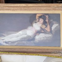 Масло върху платно. Репродукция на картини на Франчески Гоя, снимка 5 - Антикварни и старинни предмети - 39229274