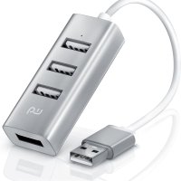 PrimeWire 4 портов USB хъб, алуминиев корпус, снимка 2 - Други - 40256553