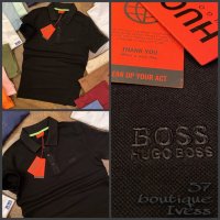 Hugo Boss мъжка тениска с яка 13 цвята , снимка 8 - Тениски - 35740872