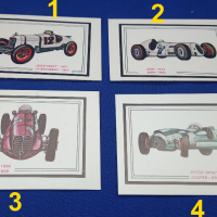 Ретро календарчета, състезателни коли,1981 г, 4 различни, снимка 1 - Колекции - 44709560