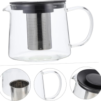 Стъклена кана за чай с цедка,термоустойчиво стъкло- 600 мл., снимка 2 - Аксесоари за кухня - 44821469