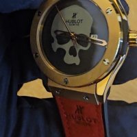 Мъжки луксозен часовник Hublot Skull Bang, снимка 2 - Мъжки - 41592923