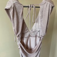 Елегантна рокля ASOS с отворено деколте и гол гръб, снимка 3 - Рокли - 41474615