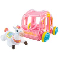 Надуваема розова карета с кон, снимка 3 - Надуваеми играчки - 41830550