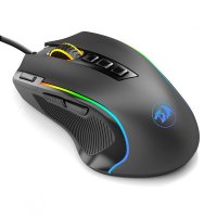 Мишка Геймърска USB Redragon Predator M612 Черна 8000dpi 9btns RGB LED подсветка, снимка 2 - Клавиатури и мишки - 39224694