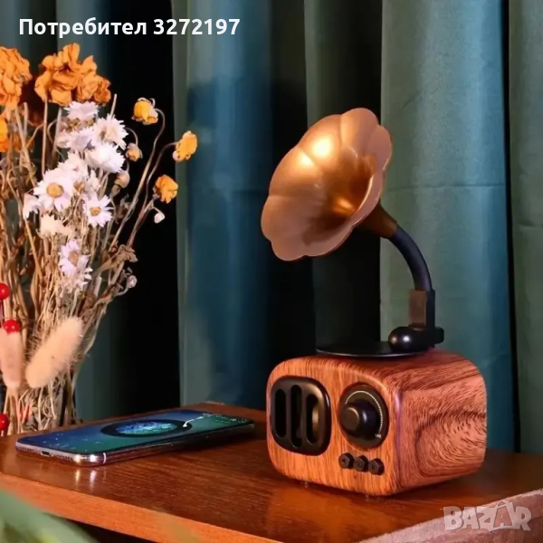 Музикална кутия, ретро фонограф , снимка 1
