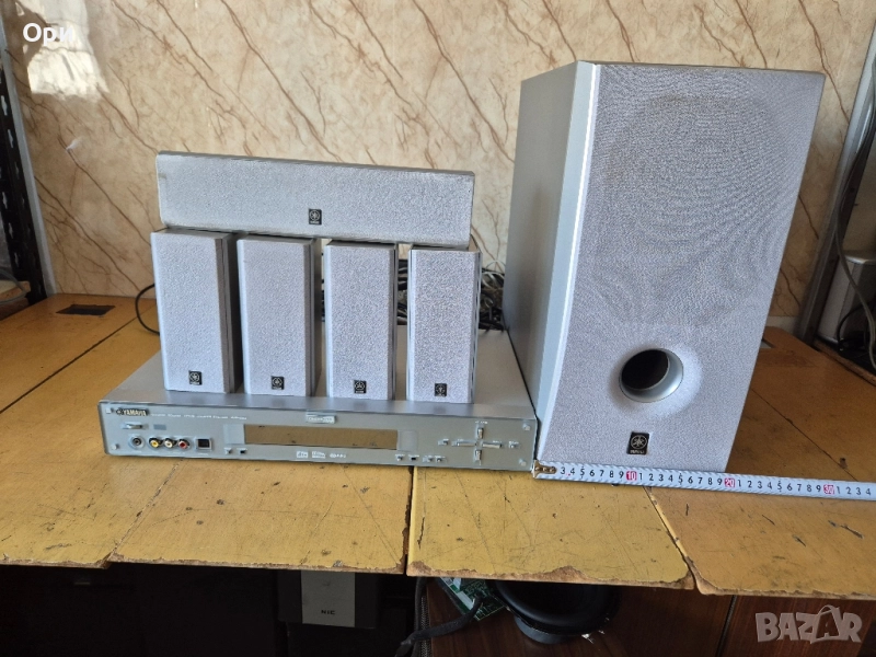 Yamaha AVR-S80 - активен субуфер с 4броя съраун колони и център , снимка 1