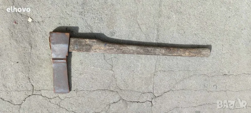 Стара брадва с дълга дръжка#31, снимка 1