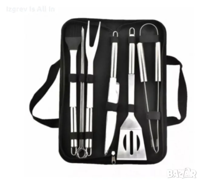 💥Продавам КОМПЛЕКТ ПРИБОРИ ЗА БАРБЕКЮ  7 ЧАСТИ💥  🔥СУПЕР ЦЕНА🔥 40 лв🔥 40 лв 🔥, снимка 1