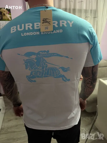 Мъжки тениски Burberry , Balmain и др , снимка 1