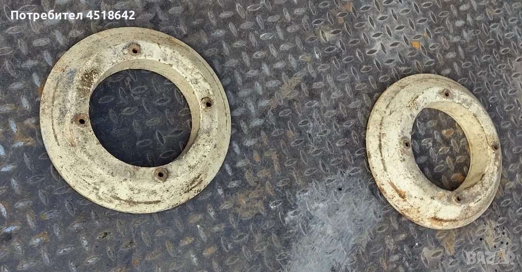 2 х 16кг, тежести за трактор, фреза, мотоблок, снимка 1