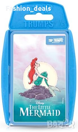 Нови Trumps Disney’s Little Mermaid Карти Игра Топ козове Малката русалка Подарък, снимка 1