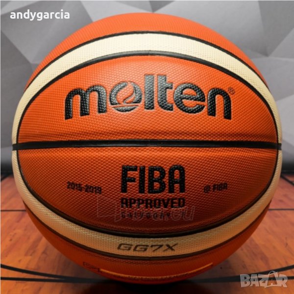 MOLTEN Баскетболна топка BGG7X GG7X чисто нова с мрежа за пренос + игла за помпене, снимка 1