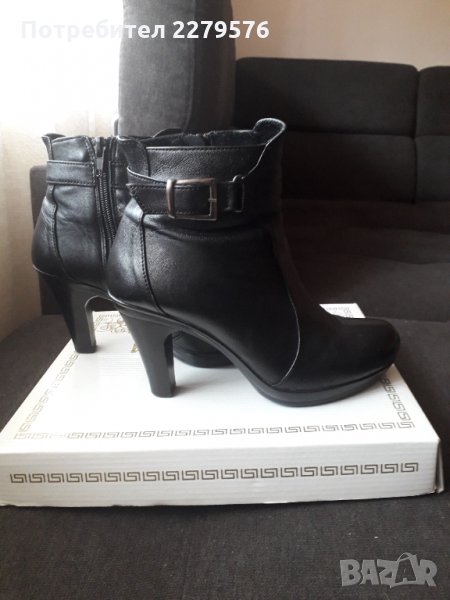 Дамски боти от естествена кожа, н. 36, снимка 1