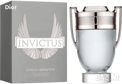 Paco Rabanne Invictus EDT 100ml, Тоалетна вода за Мъже 100ml, снимка 1