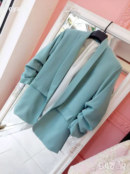 Синьо пролетно сако, снимка 1
