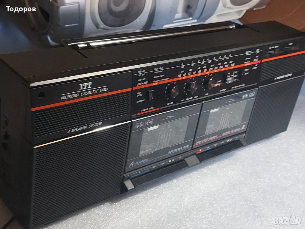 ITT Weekend 513D двукасетъчен радиокасетофон , снимка 1