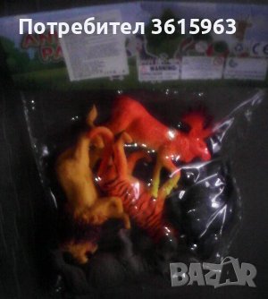 Комплект 5 диви животни, снимка 1