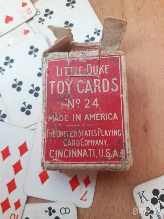 Стари мини колекционерски карти за игра Little Duke, снимка 1