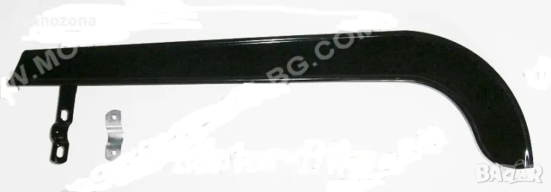 Велосипеден предпазител за верига метален черен, снимка 1