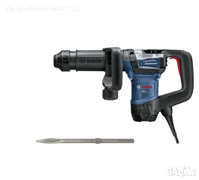 Къртач Bosch, GSH 5E, 5 кг, 8.3 (J), Под наем, снимка 1
