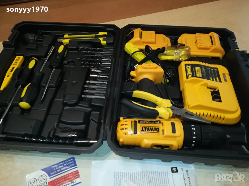 DEWALT-КОМПЛЕКТ В КУФАР 0807232004, снимка 1
