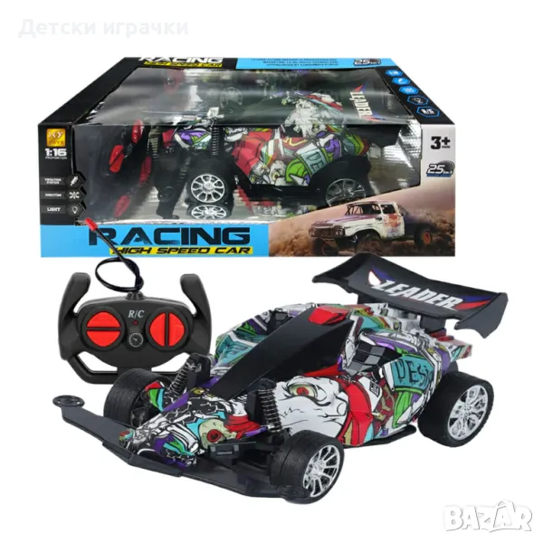 Кола с дистанционно 25км/ч високоскоростна , снимка 1