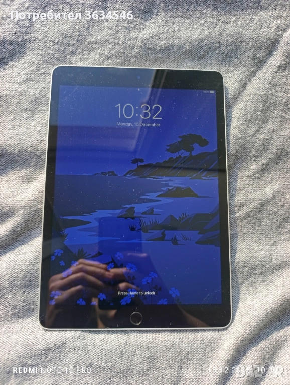 Apple iPad 9 (2021), 10.2", 64GB, Wi-Fi, Silver перфектно запазен като чисто нов, снимка 1
