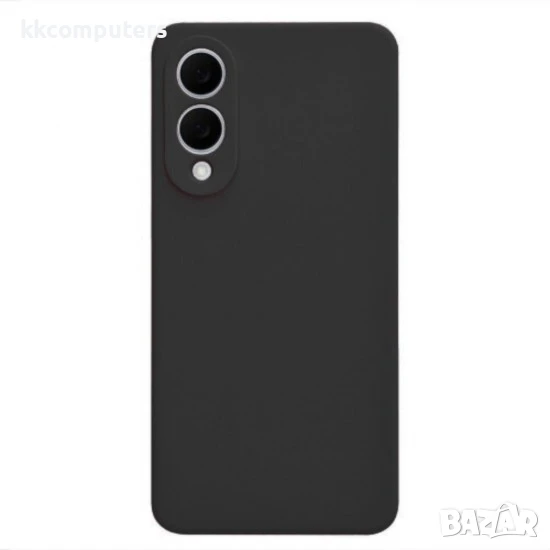 Силиконов кейс bSmart Silicone Soft Cover и Протектор За Samsung Galaxy S25 Edge, снимка 1