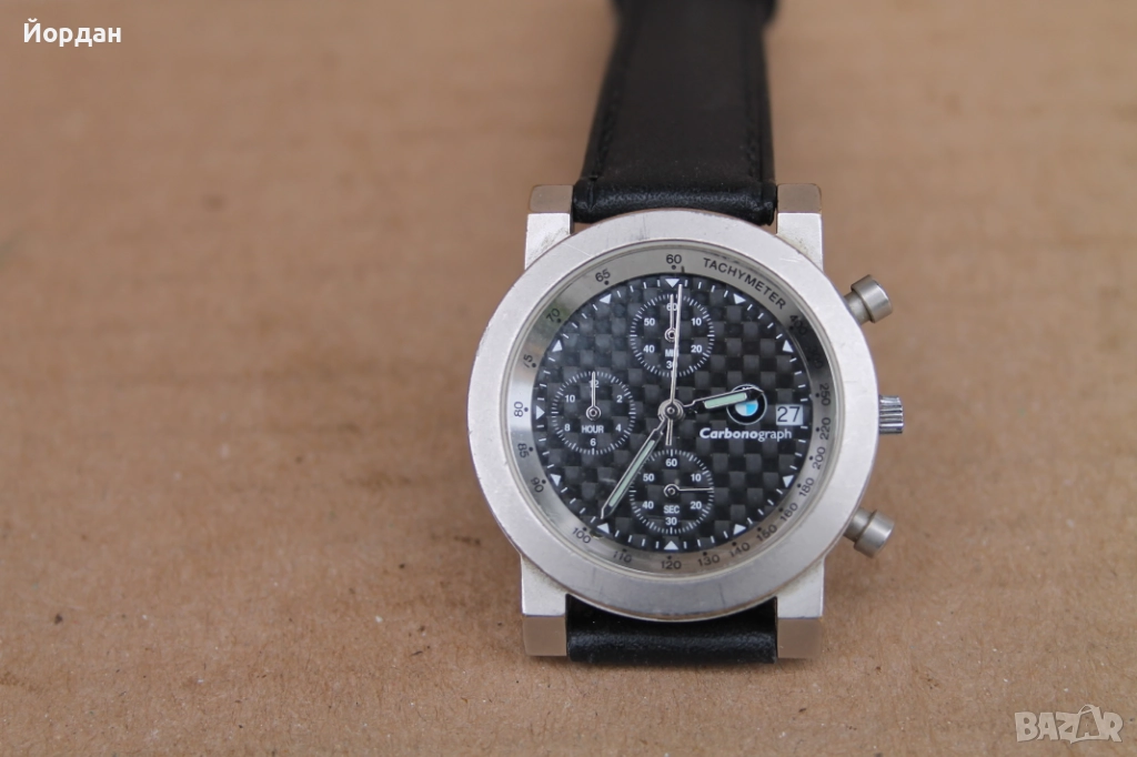Мъжки ръчен карбонов часовник ''BMW Carbonograph'' , снимка 1