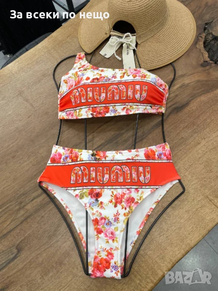 Miu Miu Дамски Бански С 2 Части👙Дамски Бански С Две Части Миу Миу Код A692, снимка 1