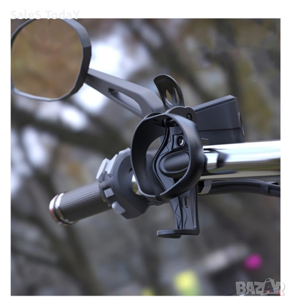 Стойка за бутилка, поставка за шише за вело кормило, снимка 1