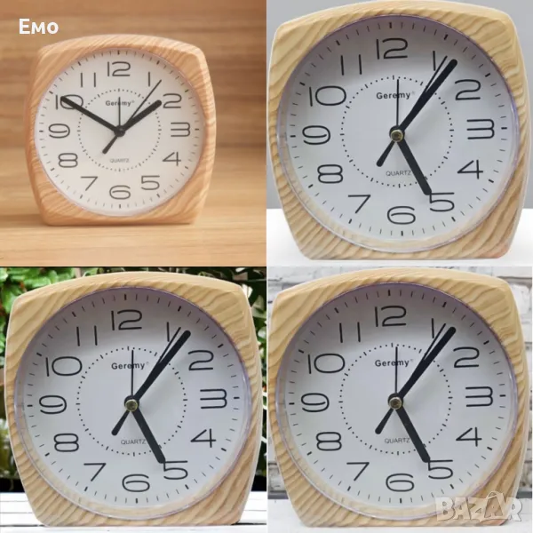 Немски кварцов аналогов будилник, снимка 1