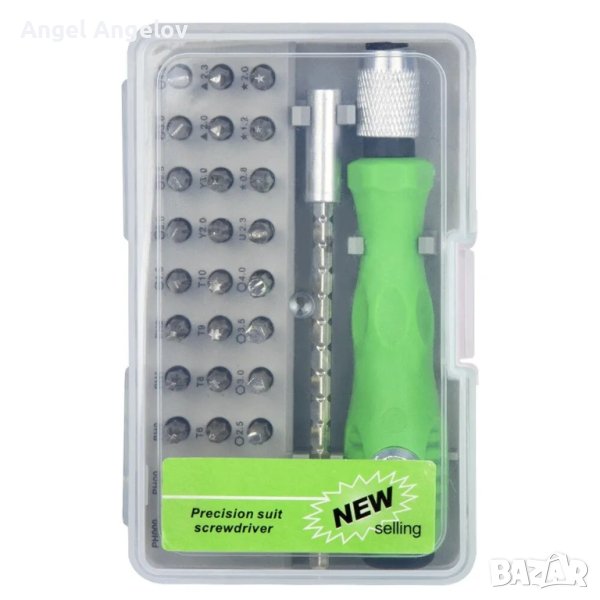 Ремонт на инструменти Комплект отвертки 32 в 1 Прецизни комплект мини магнитни битове за отвертки, снимка 1