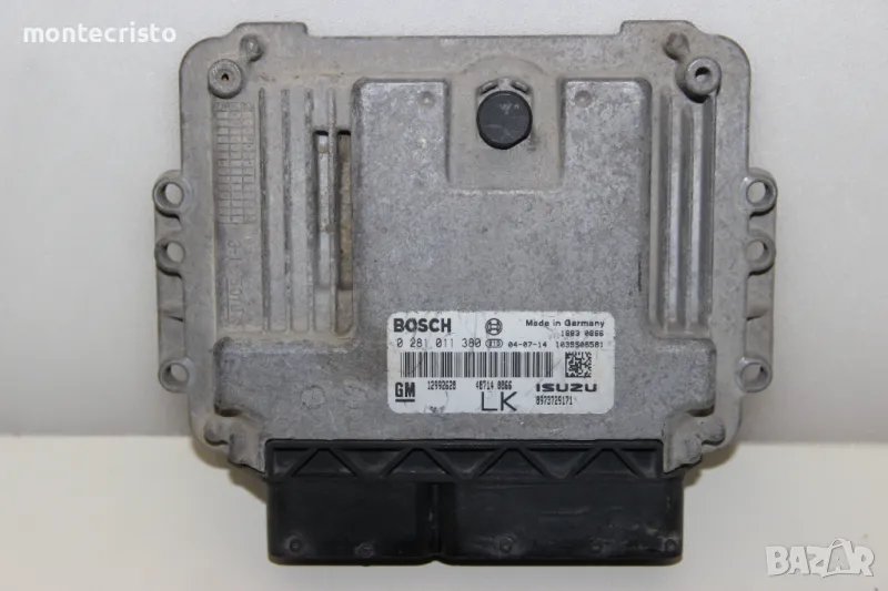 Моторен компютър ECU Opel Astra H (2003-2010г.) 0281011380 / 0 281 011 380 / 8973729171, снимка 1