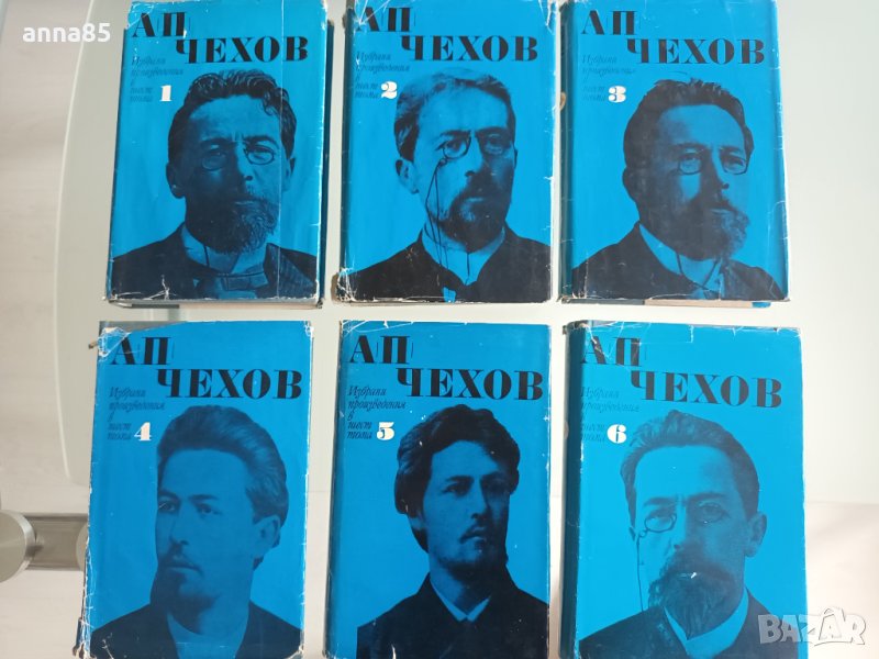 Книги на А.П.Чехов избрани съчинения в 6 тома, снимка 1