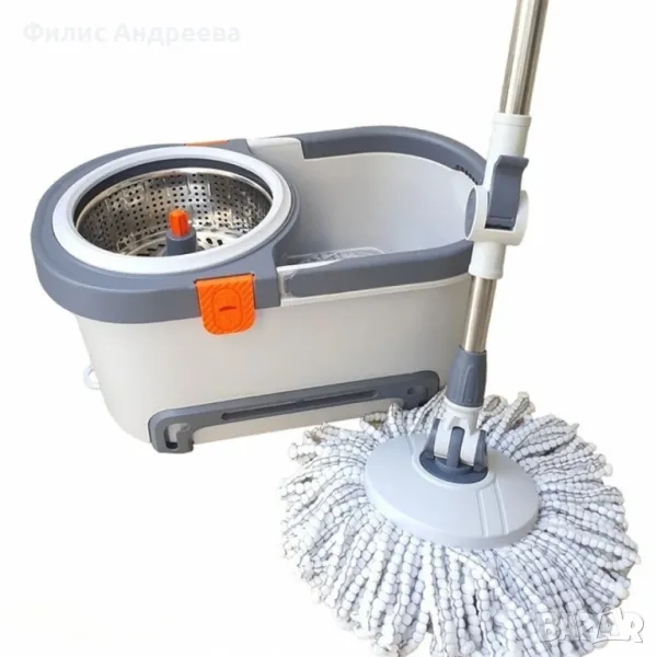 Модерна кофа за моп с автоматично въртене, снимка 1